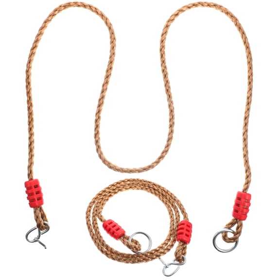 2 Pack Tree Swing Rope Extensions for Kids Chairs, Hammocks, Branch Straps, Hanging Lanyards for Outdoor Fun