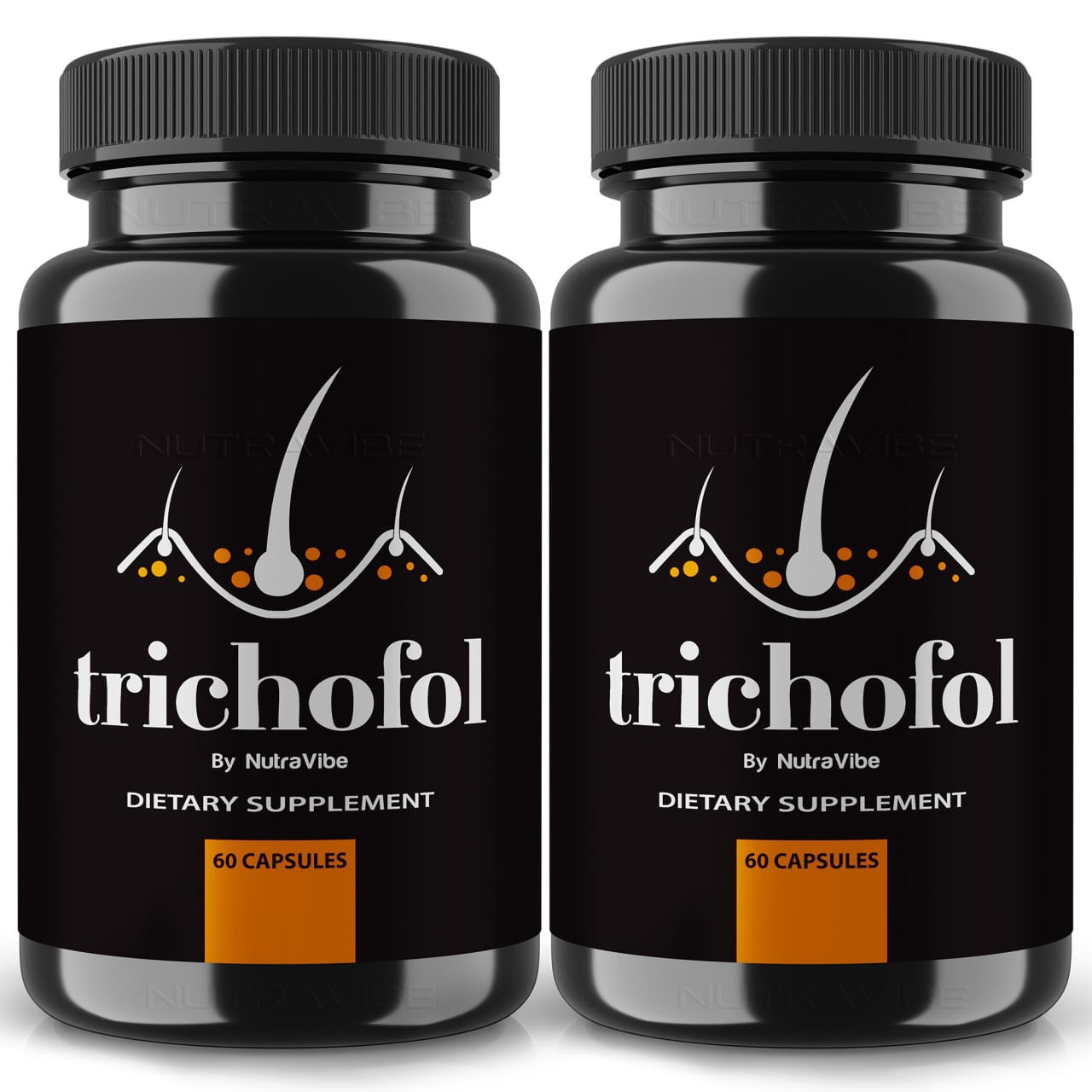 (2 Pack) Trichofol Hair Growth Supplement, Trichofol Protein Capsules for Hair Support, All Natural Supplement To Help Fine, Thinning and Weak Hair, Hair Vitamins, Trichofol Reviews (120 Capsules)