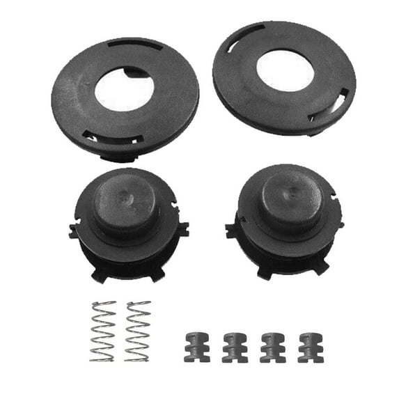 2 Pack Trimmer Head Spools with Covers 4002-713-3017 4002-713-8300 Fit for String Trimmer FS40 FS80 F110 KM55 FR110