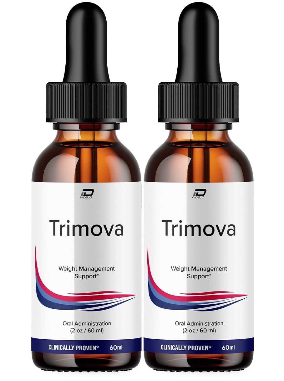 (2 Pack) Trimova Metabolism Drops Liquid Supplement - Trimova Drops for Weight Management - Trimova Metabolic Drops