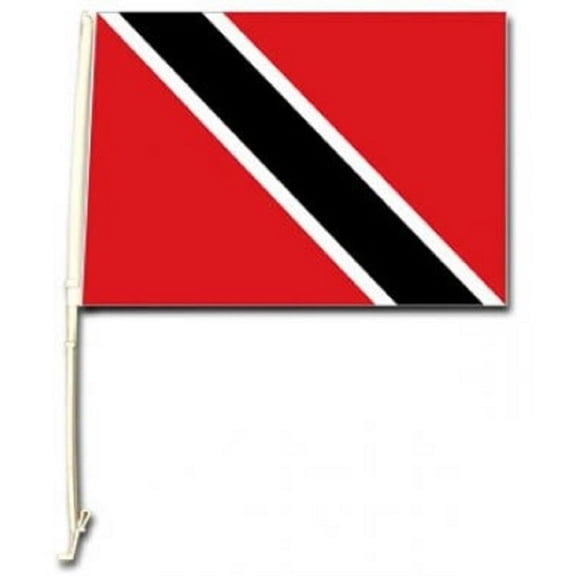 (2 Pack) Trinidad & Tobago Country Car Window Vehicle 12x18 12"x18" Flag