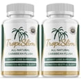 thumbnail image 1 of (2 Pack) TropiSlim - Keto Weight Loss Formula - Energy & Focus Boosting Dietary Supplements for Weight Management & Metabolism - Advanced Fat Burn Raspberry Ketones Pills - 120 Capsules, 1 of 3
