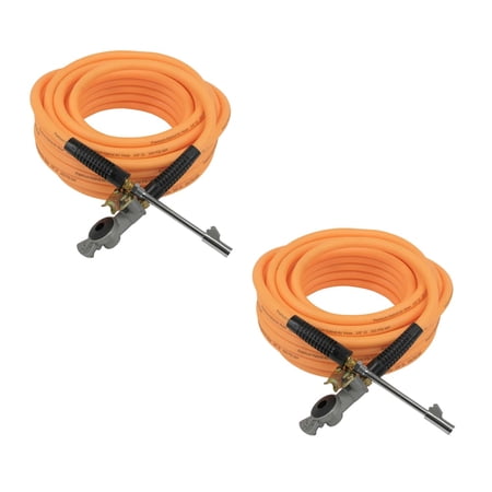 (2 Pack) Truck Tire Inflation Kit 3/8" ID w/ Air Chuck & Gladhand