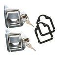 thumbnail image 1 of (2 Pack) Truck Tool Box Latch Replacement Lock w/ Keyed Alike Keys - 4-3/8"x3-1/4" Stainless Steel Tool Box Lock Replacement Handle for Trucks, RV, Trailer, UTV, ATV, 1 of 9