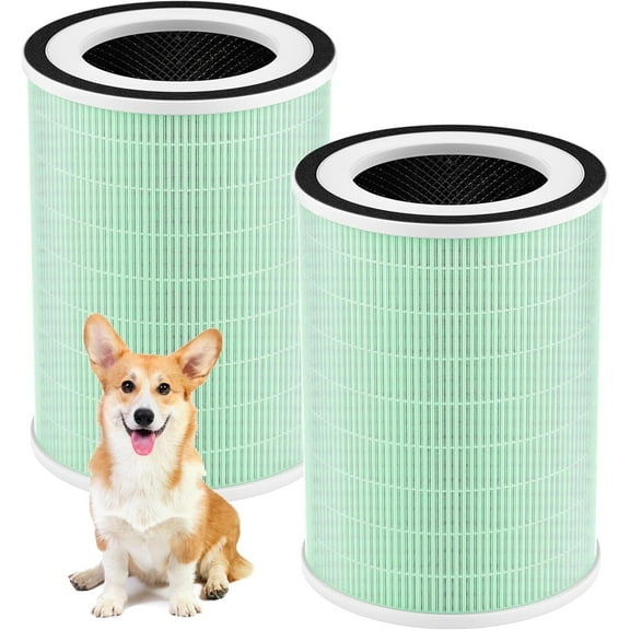 2-Pack True HEPA H13 Pet Air Purifier Filters for Afloia KILO, KILO PRO, MIRO, MIRO PRO & Kalo, 360 4-Stage Filtration, Allergy Defense, Odor Eliminator