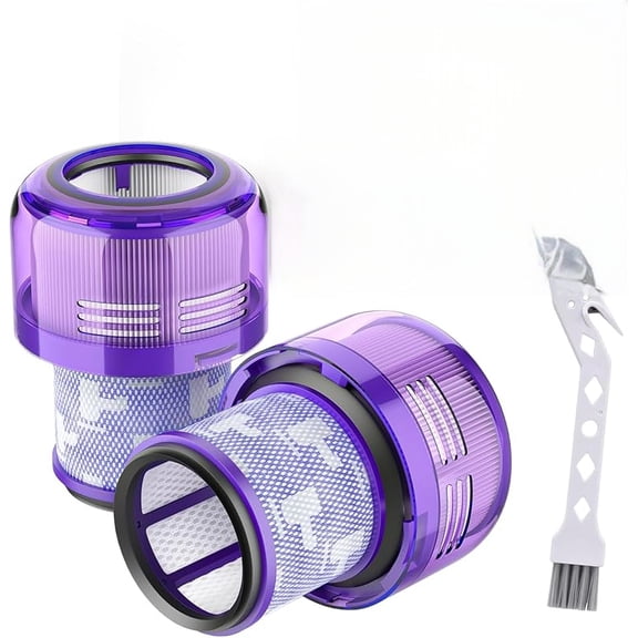 2-Pack True HEPA Replacement Filters Compatible with Dy*son Outsize, V11 Outsize, Outsize Origin, Outsize+, Absolute+, V11 Outsize Filter, SV16, SV29, Replaces Part #   970422‑01