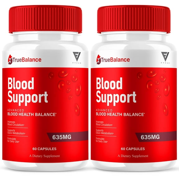 (2 Pack) True Balance Blood Support, TrueBalance Advanced Formula (120 Capsules)