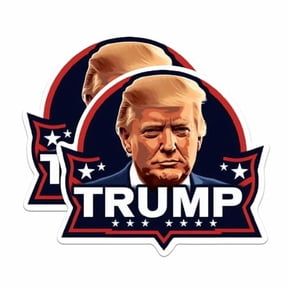 Trump Sticker Star Trump Stickers for Cars and More
