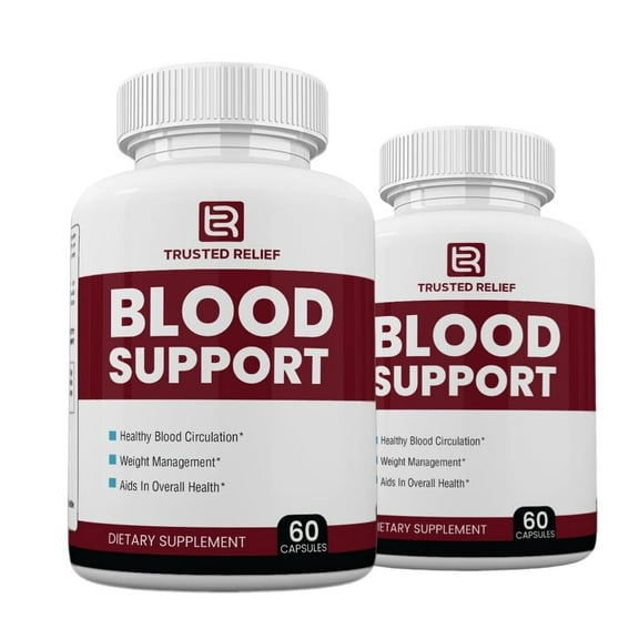 (2 Pack) Trusted Relief Capsules, Official Trusted Relief Blood Balance Premium Formula - 120 Count