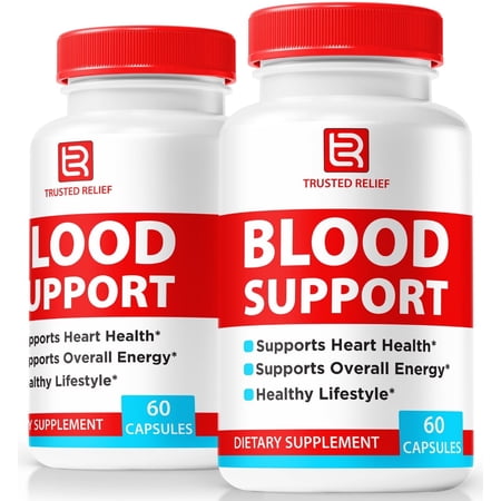 (2 Pack) Trusted Relief Supplement, Official TrustedRelief Blood Support Capsules, All Natural Formula For Stable Levels & Healthy Circulation, Premium Supplement Reviews (120 Capsules)