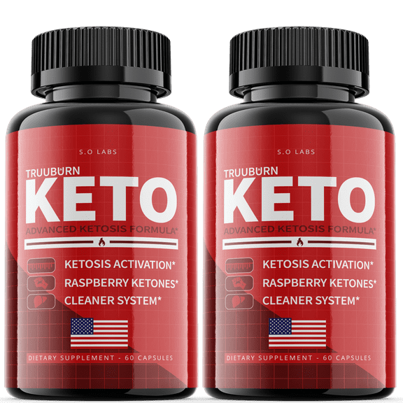 (2 Pack) Truuburn Keto Diet Pills with Truuburn Keto Advanced Formula True Burn Tablets for Appetite Control & Suppressants (120 Capsules)