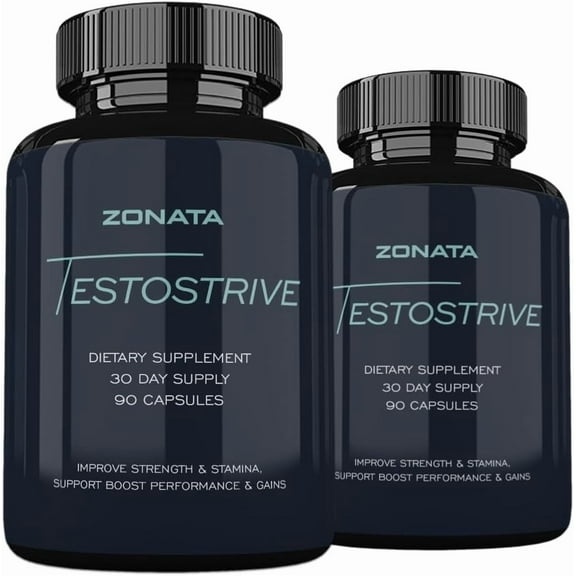 (2 Pack) Testostrive Advanced Formula, TestoStrive Pills, Testostrive Dietary Supplement - 180 Count