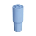thumbnail image 1 of 2 Pack Tumbler Divider Insert Silicone Partition Liner,Reusable Dual-Compartment Cup Organizer,Leakproof Separator for Two-Flavor Drinks Blue 40 oz, 1 of 5