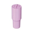 thumbnail image 1 of 2 Pack Tumbler Divider Insert Silicone Partition Liner,Reusable Dual-Compartment Cup Organizer,Leakproof Separator for Two-Flavor Drinks Pink 40 oz, 1 of 5