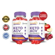 2 Pack Turbo Ripped Keto ACV Gummies 1000MG Dietary Supplement 120 Gummys