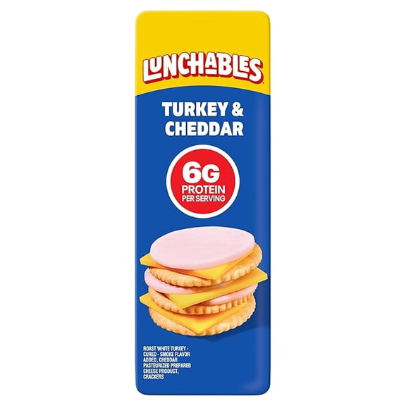 2-Pack Turkey and Cheddar Cracker Stackers Value Pack Snack Kit, 1.9 oz Tray