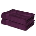 thumbnail image 1 of 2 Pack Turkish Hand Towel, Regal Purple, Extra Absorbent, Luxuries Towel Collection by Melissa Linen, 1 of 7