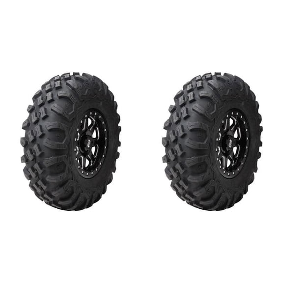 (2 Pack) Tusk Megabite Radial Tire 25X8-12 for Polaris Rzr Trail S 1000 Premium 2021-2022