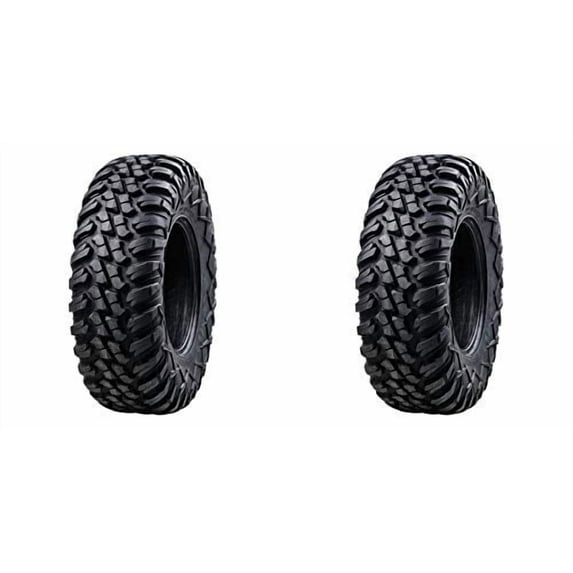 (2 Pack) Tusk Terrabite Radial Tire 25X8-12 Medium/Hard Terrain for Polaris Sportsman Ace 500 2017-2019
