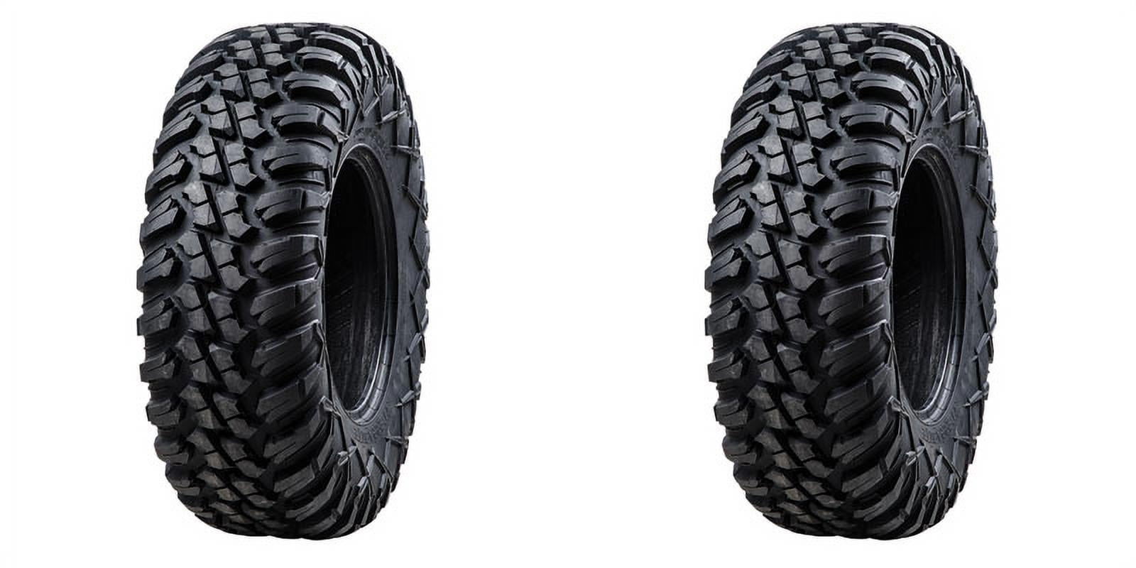 (2 Pack) Tusk Terrabite Radial Tire 25x8-12 Medium/Hard Terrain For YAMAHA RHINO 450 4X4 2006-2009