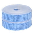 thumbnail image 1 of 2 Pack Twisted Nylon Twine Thread Beading Cord 3mm 7M/23 Feet Extra Strong Braided Nylon String, Blue, 1 of 6