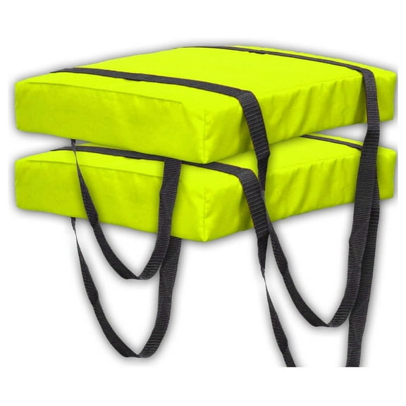 2 Pack Type IV Boat Cushion USCG Approved Throwable Flotation Device; Guard Approved Throw Preserver with Foam Cushion; throwable Boat Cushion Safety Device