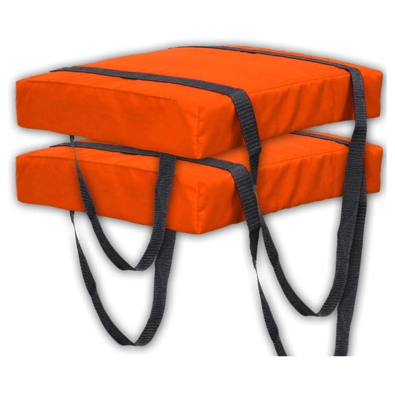 2 Pack Type IV Boat Cushion USCG Approved Throwable Flotation Device; Guard Approved Throw Preserver with Foam Cushion; throwable Boat Cushion Safety Device