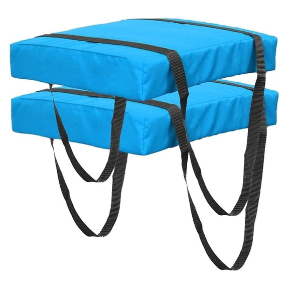 2 Pack Type IV Boat Cushion USCG Approved Throwable Flotation Device; Guard Approved Throw Preserver with Foam Cushion; throwable Boat Safety Device
