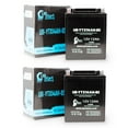 thumbnail image 1 of 2-Pack UB-YTX14AH-BS Battery Replacement for 2009 Yamaha YFM35FG Grizzly 350 CC ATV - Factory Activated, Maintenance Free, Motorcycle Battery - 12V 12AH, UpStart Battery Brand, 1 of 5