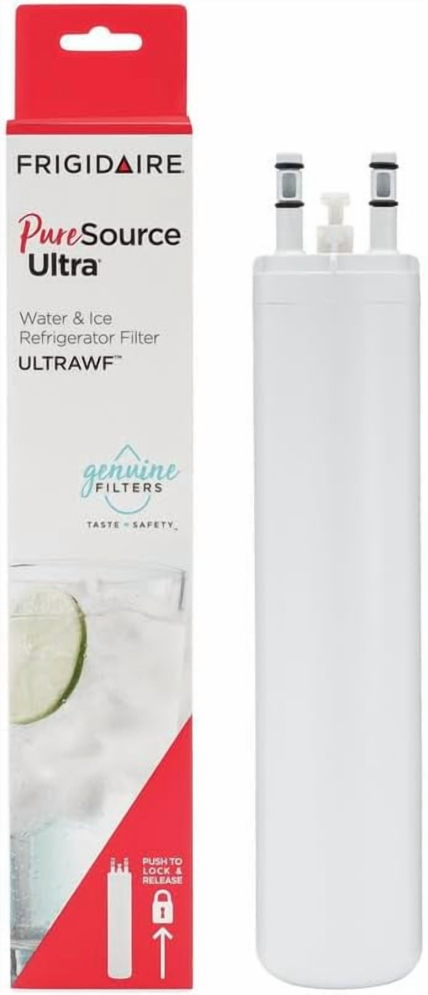 2-Pack ULTRAWF PureSource Ultra Water Filter, Replacement Cartridge for Frigidaire Refrigerators,White