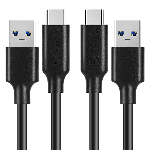 2-Pack USB C Android Auto Cable for Google Pixel 6A/6/7/7 Pro/8/8 Pro, 3.3FT, 10Gbps, USB C 3.1 Gen 2 USB-A, 3A Type C Charger Fast Charging Sync Data Transfer Cord
