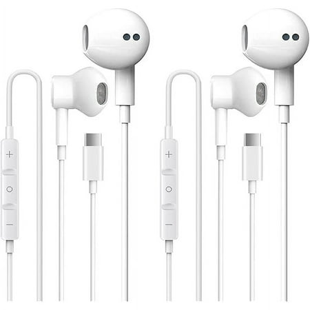 2 Pack USB C Headphones for iPhone 16, Type C Earbuds Wired Earbuds with Microphone & Remote Control Noise Cancelling Earphones, Compatible with iPhone 16 Pro Max, iPad Pro, Most USB C Jack Devices price history and forecast - CJBZLCPCOO