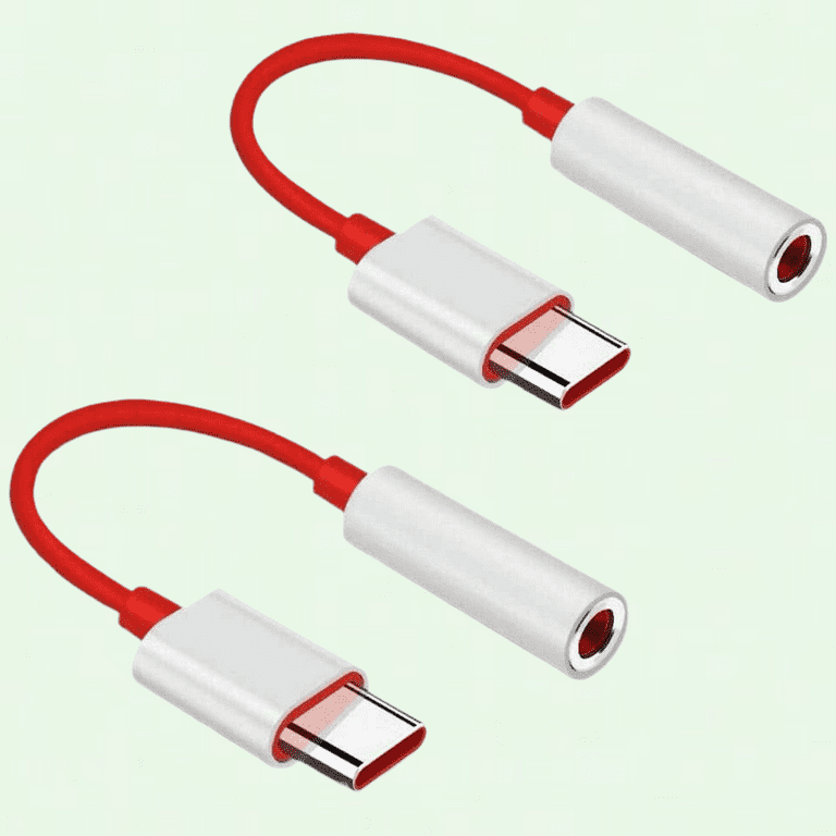 2 Pack USB C Type C Audio Adapter to 3.5mm Jack Headphone for OnePlus 7 7pro 6T Walmart