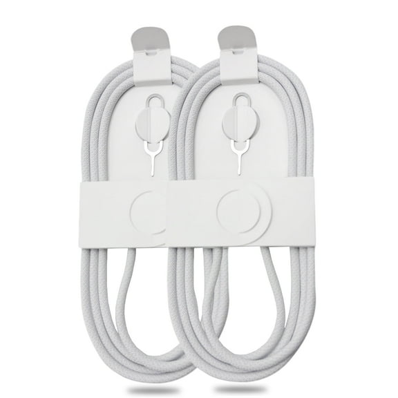 2 Pack USB C to USB C Cable for iPhone 16 15 Pro Max Plus data line 60W Type C to Type C Braided Cable for iPad AirPods Samsung S25 S24 Xiaomi google MacBook Air Fast Charging cord wire SIM card pin