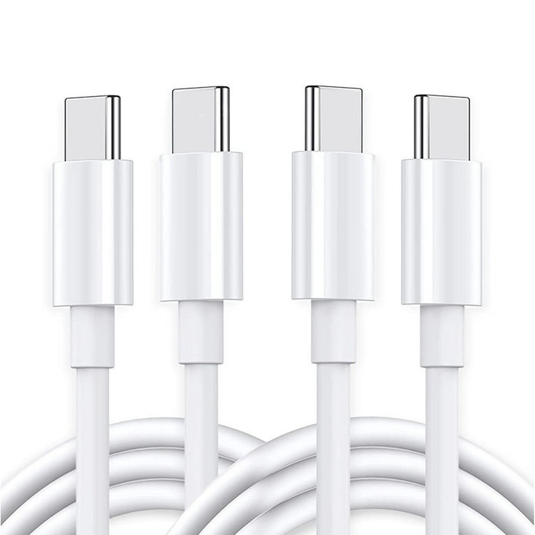 2 Pack USB C to USB C Cable 3.3ft, Type C to Type C PD Fast