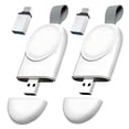 thumbnail image 1 of 2 Pack USB Type C Watch Charger for iWatch, Travel Wireless Charger, Portable Magnetic Fast Charging for iWatch Series 10 9 8 7 6 5 4 3 2 1 SE Ultra, 1 of 12