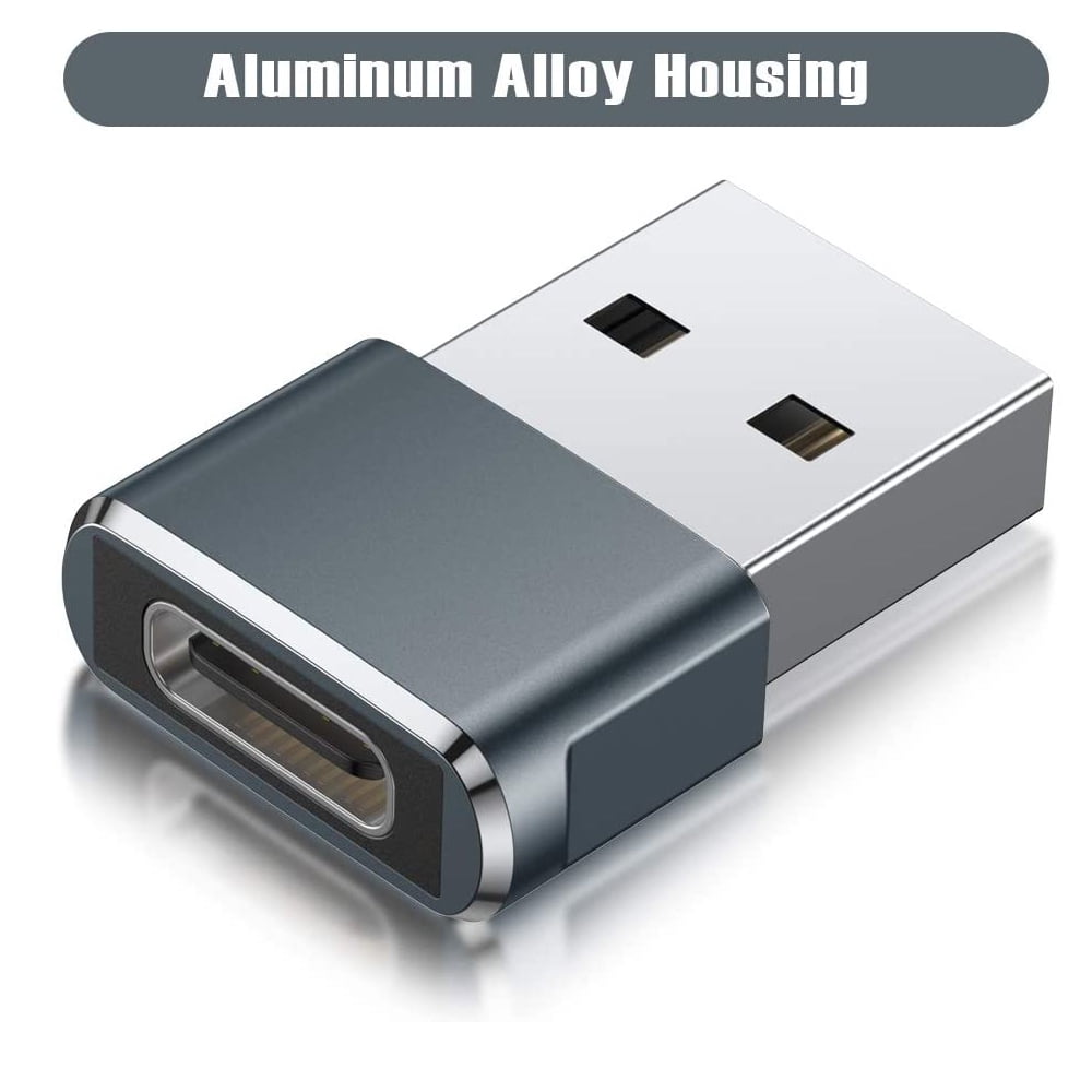 Meliya USB C To USB Adapter 2 Pack - Type C Female To USB A Male Converter For IPhone 15, IPad, Samsung Galaxy