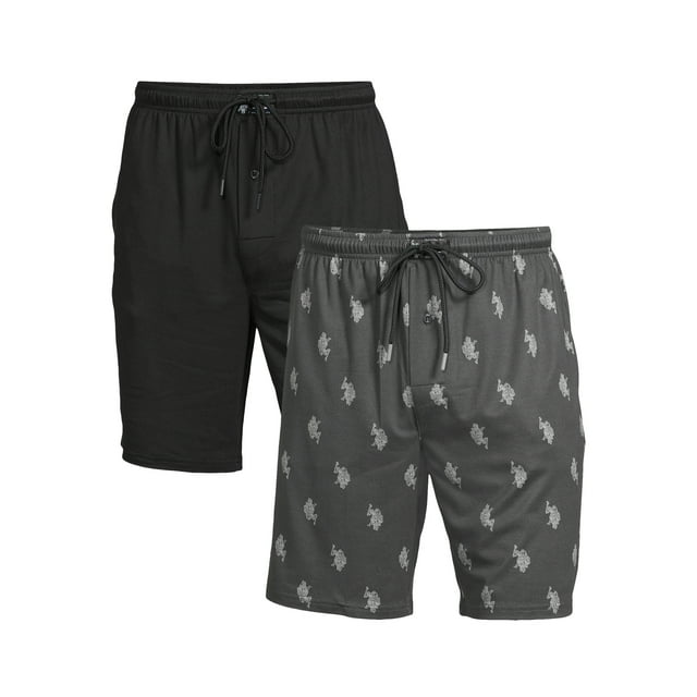 Men’s USPA 2PK Pajama Shorts - Walmart.com