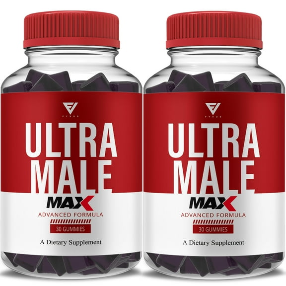 (2 Pack) Ultra Male Max Gummies Ultra Male Max Supplement (2 Month Supply)