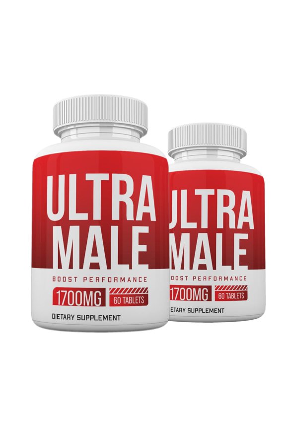 (2 Pack) Ultra Male Pills, Power Ultra Male Supplement Advanced Formula, 120 Count
