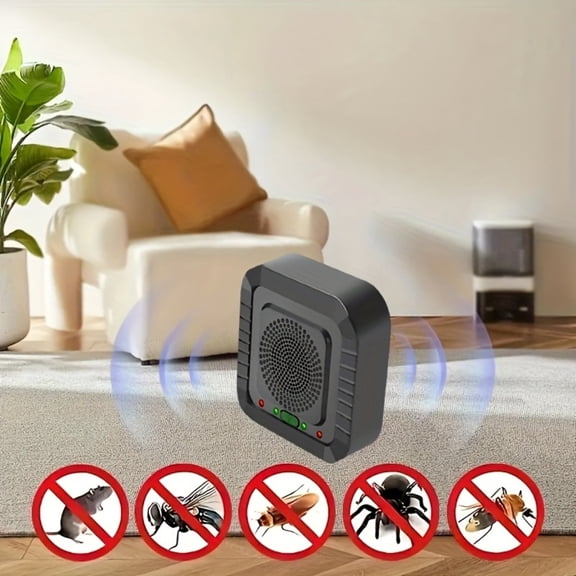 2 Pack Ultrasonic Animal Repeller, 90dB Outdoor Animal Deterrent for Cats, Dogs, Deer and Squirrels