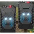 thumbnail image 1 of 2 Pack Ultrasonic Rodent Repellent for Car, Plug-in Mouse Repeller with 3 Power Modes, LED Strobe, Under Hood Use, Black, 1 of 6
