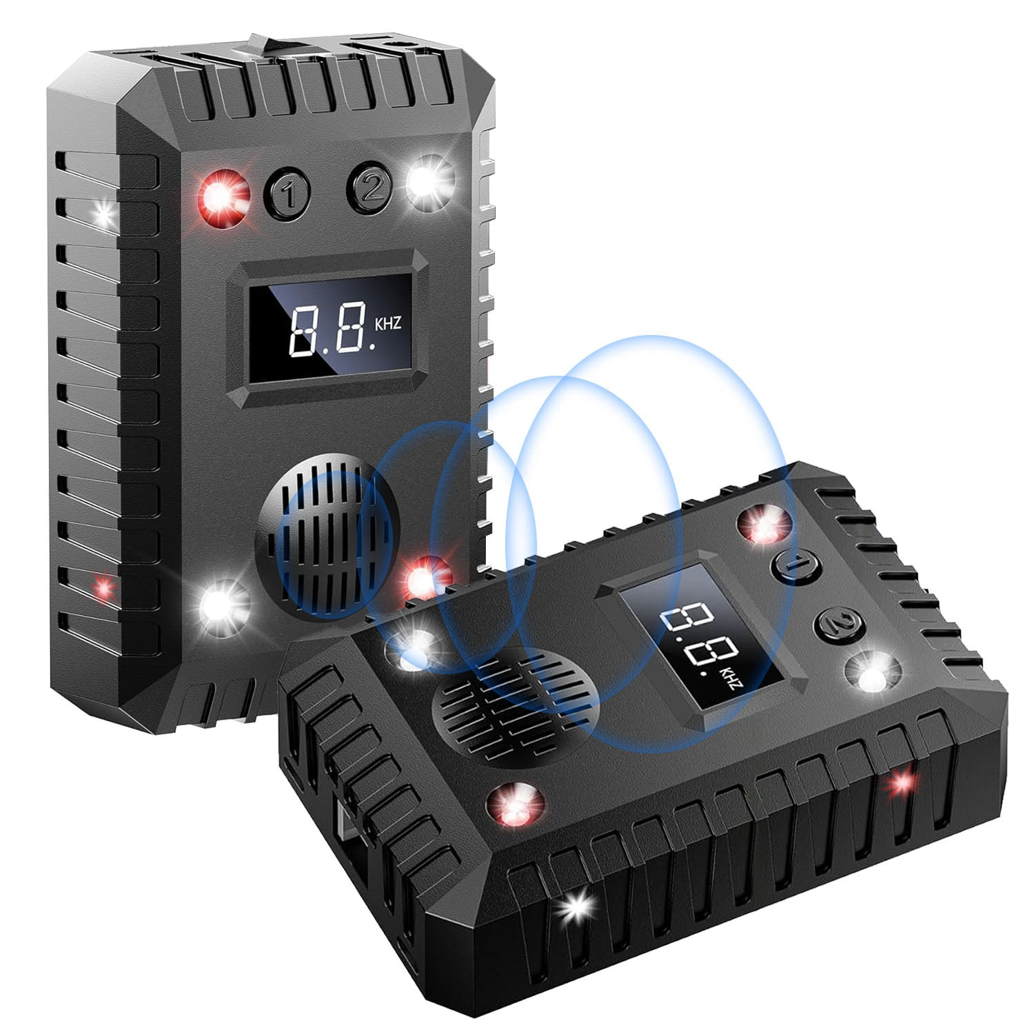 2 Pack Ultrasonic Rodent Repellent TeqHome Under Hood Rodent Repeller