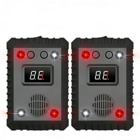 2 Pack Ultrasonic Rodent Repeller for Vehicle & Indoor Use, Mouse Deterrent for Car Engine and Home