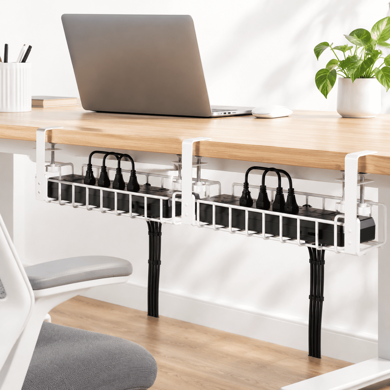 Apparel Wire Racks 2 Pack Under Desk Tray 31.4