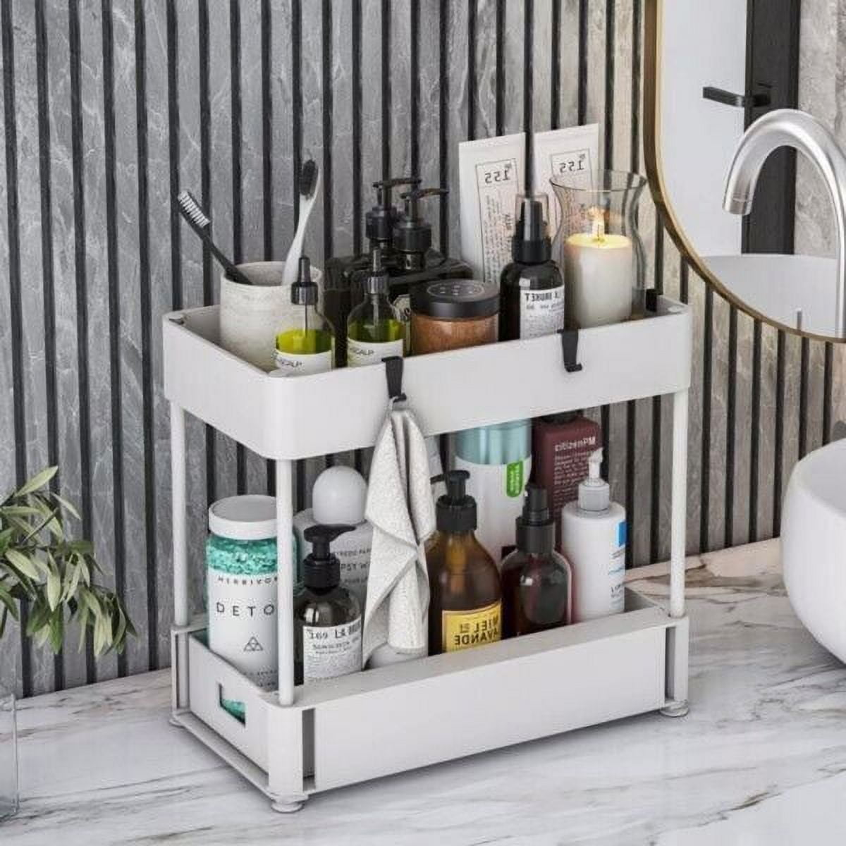 2 Pack Under Sink Organizers and Storage Bathroom Organizer Under Sink ...