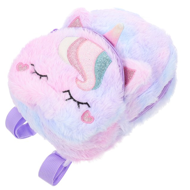 2 Pack Unicorn Backpack Shoulder Bag School Book Baggies Kids Mini 6