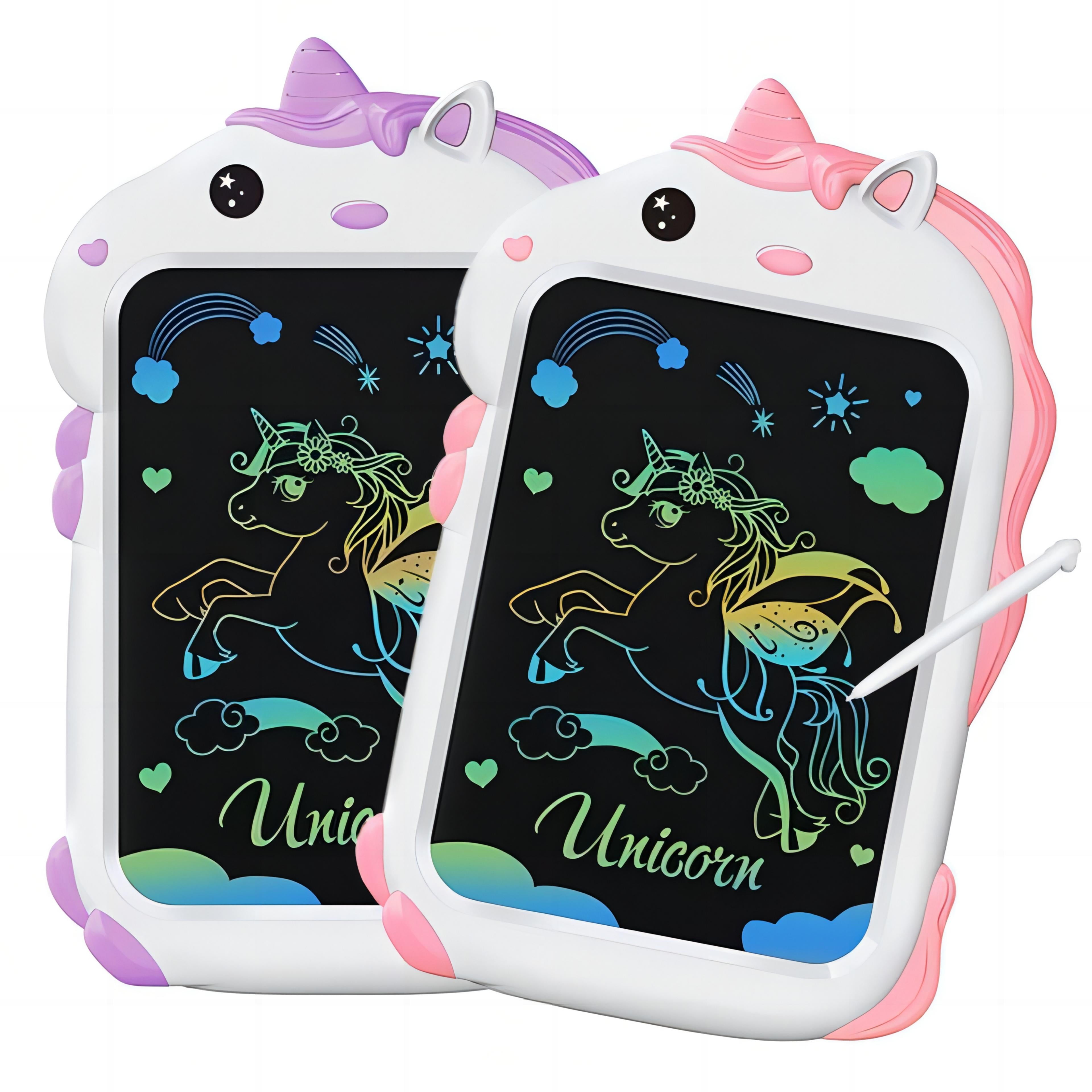 Unicorn LCD Writing Tablet Girls Toys, 8.5” Colorful Doodle