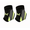 thumbnail image 1 of 2-Pack Unisex Ankle Braces, Adjustable Lace-Up Ankle Socks, Basketball and Sports Ankle Stabilizers, Orthopedic Compression Sleeves for Plantar Fasciitis, Tendinitis, and Sprains,Gold, 1 of 8