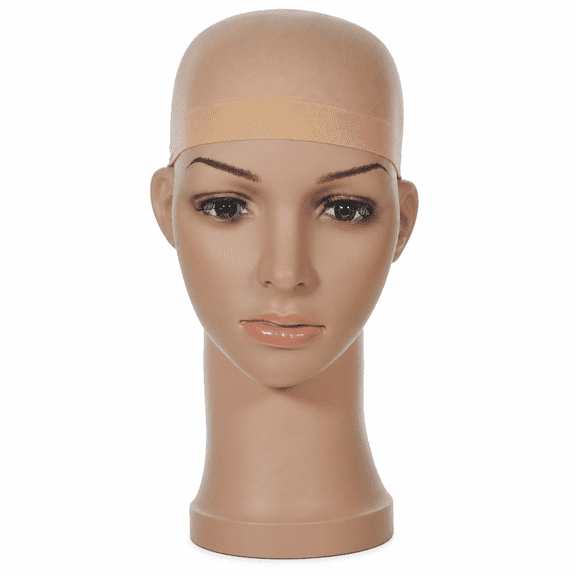 2 Pack Unisex Nude Stretchable Wig Liner Cap Elastic Mesh Hair Net